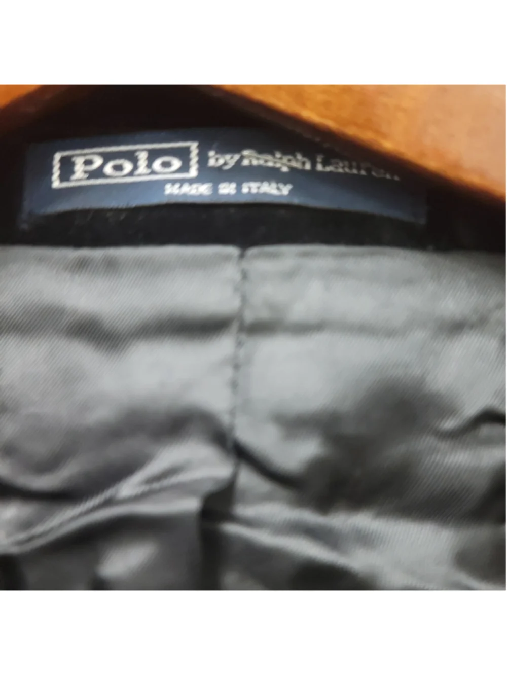 Polo Ralph Lauren Boys 3-Button Black Side-Vent Velvet Blazer Made In Italy 10